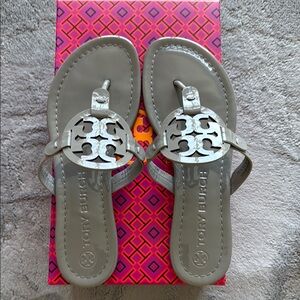 Tory Burch Gray Sandals